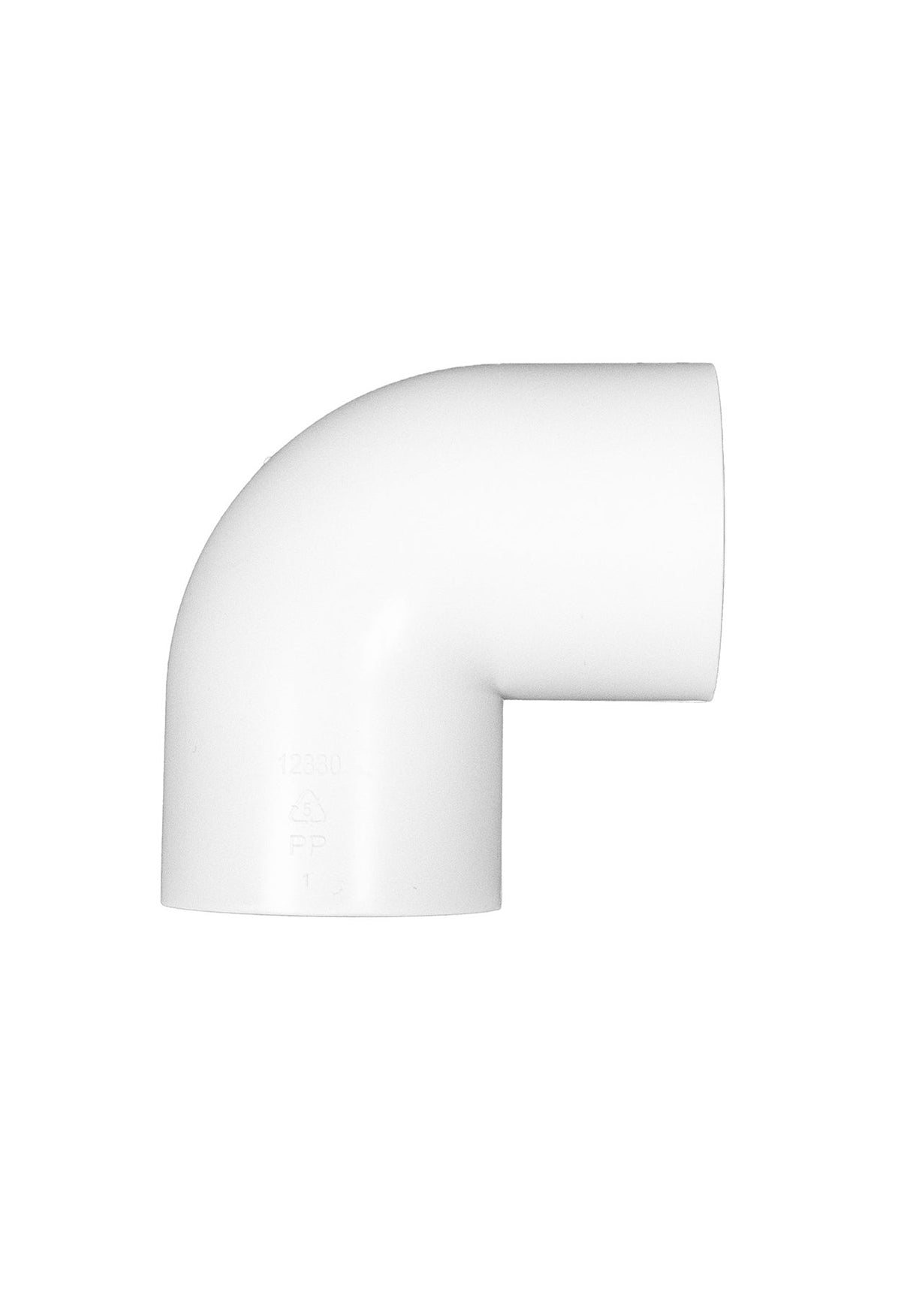 90-graders skarvrör för 50 mm ventilationsrör